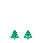 Laser cut perspex Christmas Tree Earrings