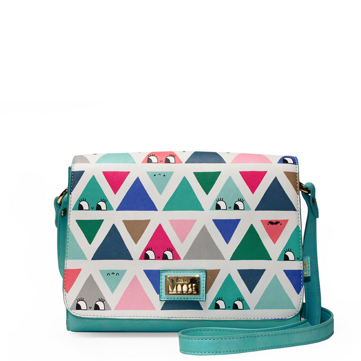 'Dont Be Square' Shoulder Handbag | Little Moose | Playful Acrylic ...