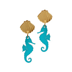 Seahorse Dangly Earrings