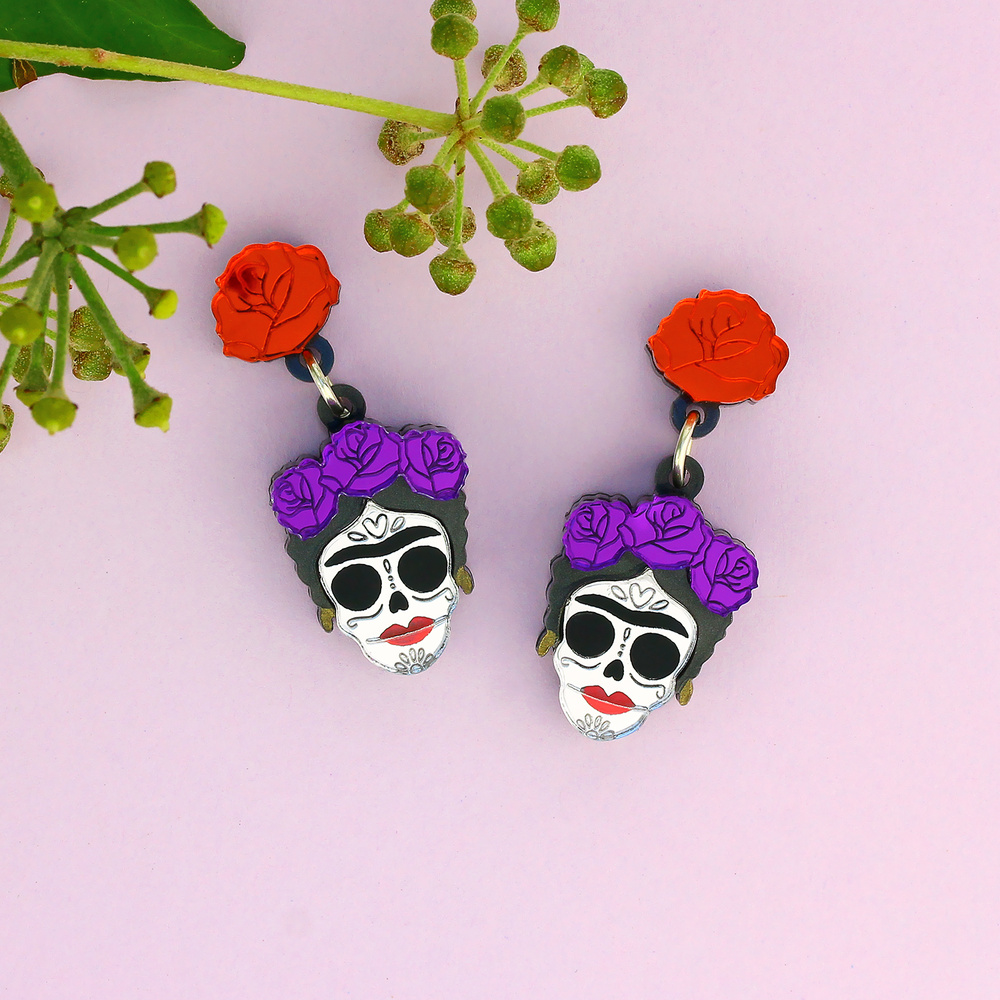 Candy clearance skull earrings